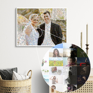 Mosaico di Foto Personalizzato Matrimonio