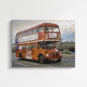 Crea il tuo mosaico bus Londra: personalizza e stupisci!