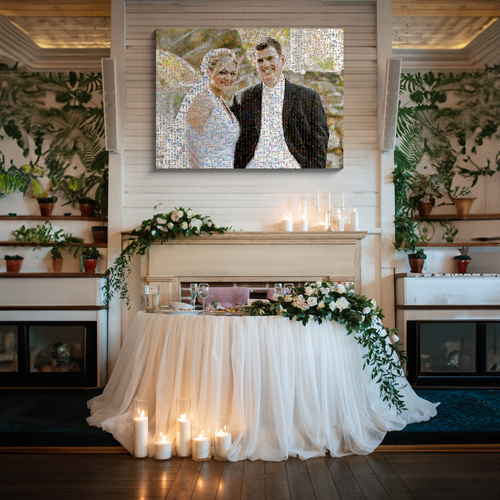 Mosaico di Foto Personalizzato Matrimonio