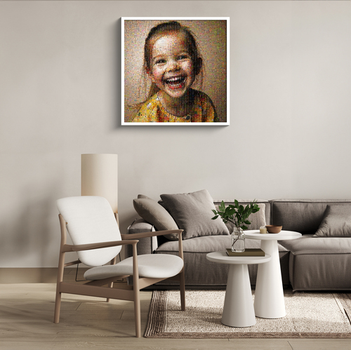 Mosaico fotografico personalizzato per bambini