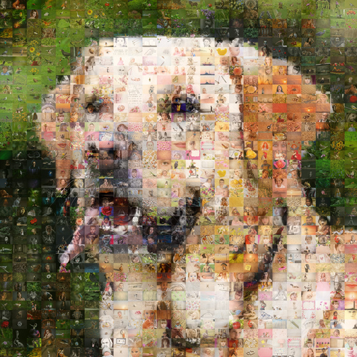 Crea il tuo mosaico cane unico con tante foto, ideale per amanti e regali!