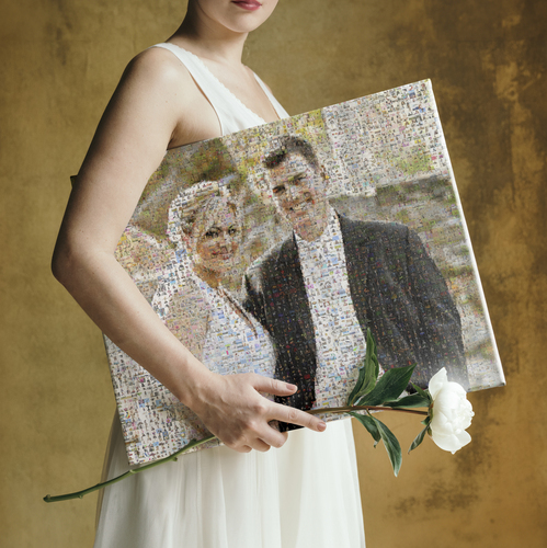Mosaico di Foto Personalizzato Matrimonio
