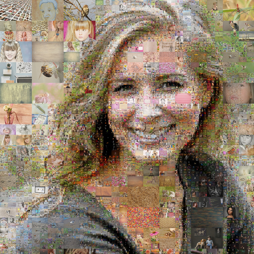 Mosaico Fotografico Personalizzato per Ritratto