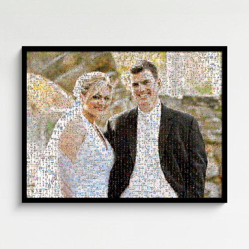 Mosaico di Foto Personalizzato Matrimonio