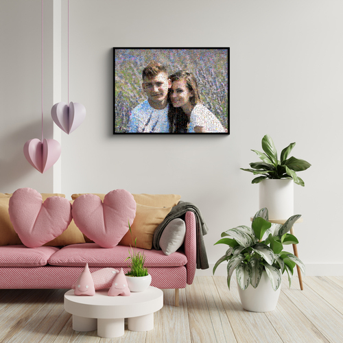 Mosaico Fotografico Personalizzato per Coppie