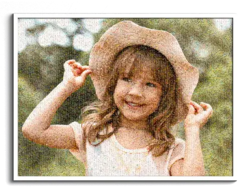 Mosaico fotografico personalizzato per bambini