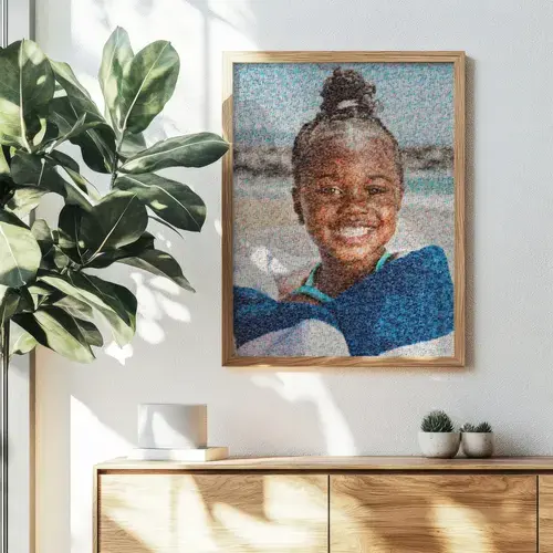 Mosaico fotografico personalizzato per bambini