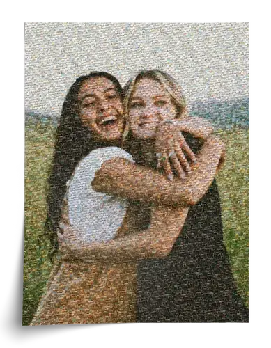 Mosaico Fotografico Personalizzato per Coppie