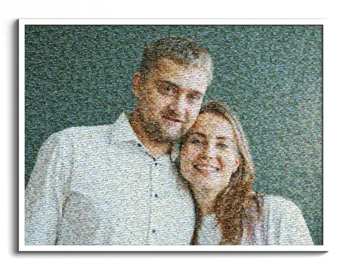 Mosaico Fotografico Personalizzato per Coppie