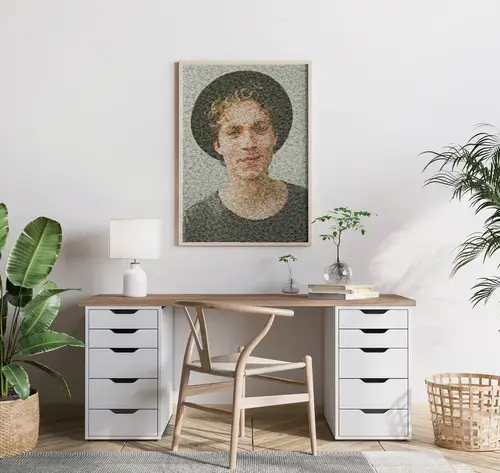Mosaico Fotografico Personalizzato per Ritratto