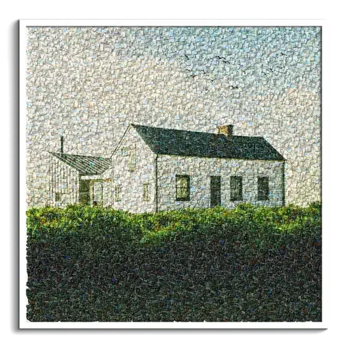 Progetto Mosaico: Casa con Foto di Cantiere