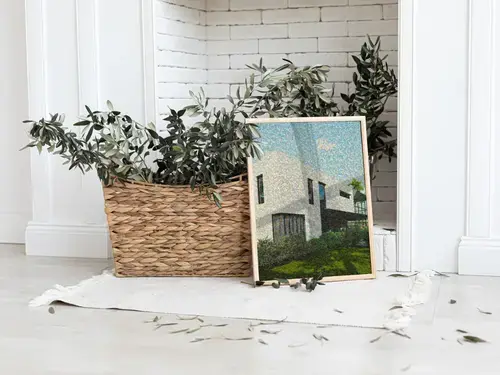 Progetto Mosaico: Casa con Foto di Cantiere