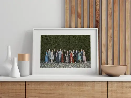 Mosaico foto: immagine da tante foto annuario