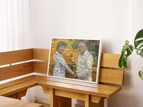 Mosaico di Foto Personalizzato Matrimonio